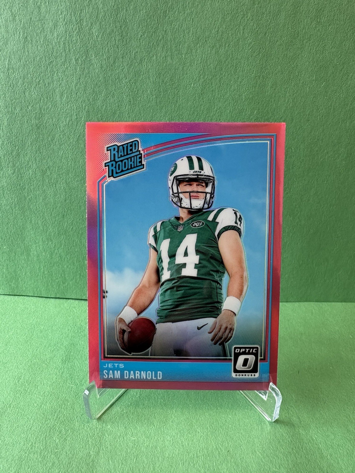 2018 Donruss Optic - Rated Rookie Sam Darnold #151 Pink Prizm (RC)