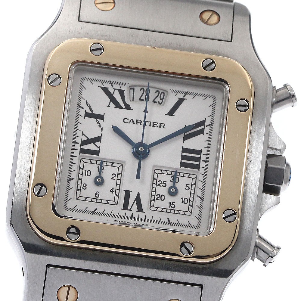 CARTIER Santos Galbee LM Chrono Reflex Perpetual calendar QZ Men's