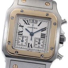 Orologio Uomo CARTIER Santos Galbee LM Chrono Reflex Calendario Perpetuo QZ_883171