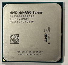 AMD A6-9500 3.50GHz Dual-Core Socket AM4 Processor P/N: AD950BAGM23AB Tested