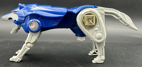 Vintage 1995 Ninjazord Power Rangers Ninja Megazord Sentai Blue Wolf Bandai
