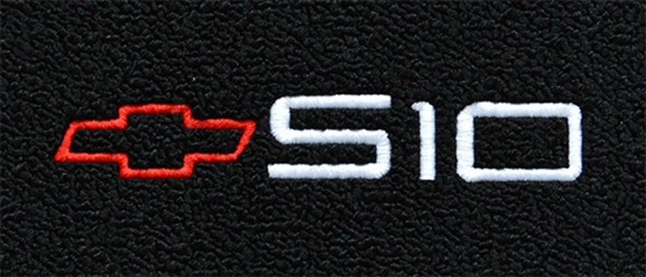 ¡Nuevo! Alfombrillas delanteras Chevy S-10 1982-2004 logotipo bordado - elige el color Foto 2 de 4