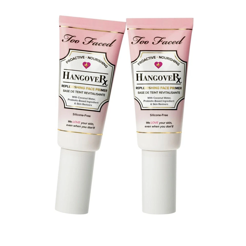 Too Faced Hangover RX Replenishing Face PRIMER  (2pack) 0.68 oz/20ml Travel Size - Image 2 of 4