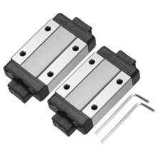 2Set MGN12H Linear Bearing Sliding Carriage Block with Mini Guide and Wrench
