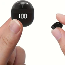Invisible Mini Earbuds Wireless Low Profile Micro Smallest Tiny Discreet Hidden 