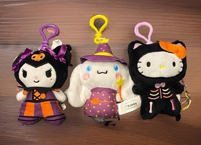 2026 Hello Kitty & Friends Plush Danglers Halloween Series Set of 3~NEW~No Box