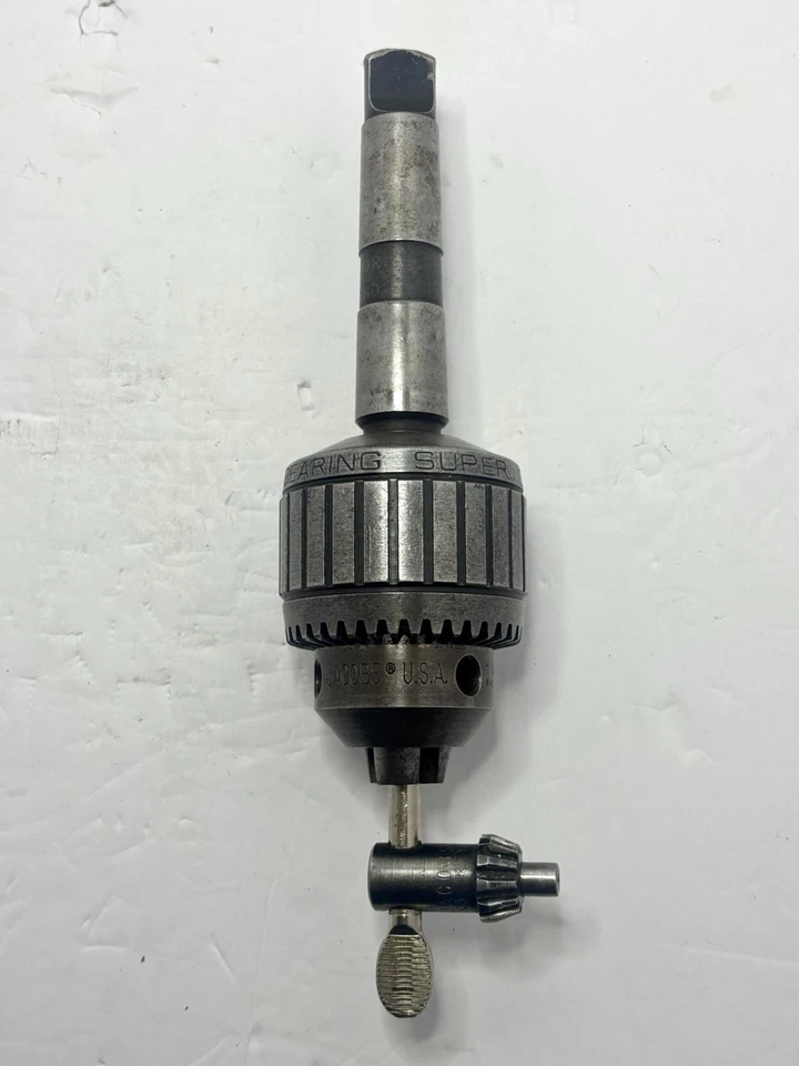 Rodamiento de bolas Jacobs Super Chuck 14N 3JT, 3MT vástago cónico y kit de llave de mandril #30345 Foto 2 de 4