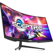Curved Ultrawide WQHD Monitor 34 Inch 3440x1440 180Hz 165Hz DisplayPort sRGB 99