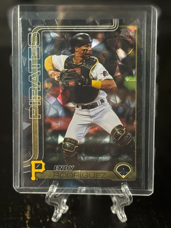 2025 Topps Series 2 - Endy Rodriguez #564 Black Diamante Foil /10