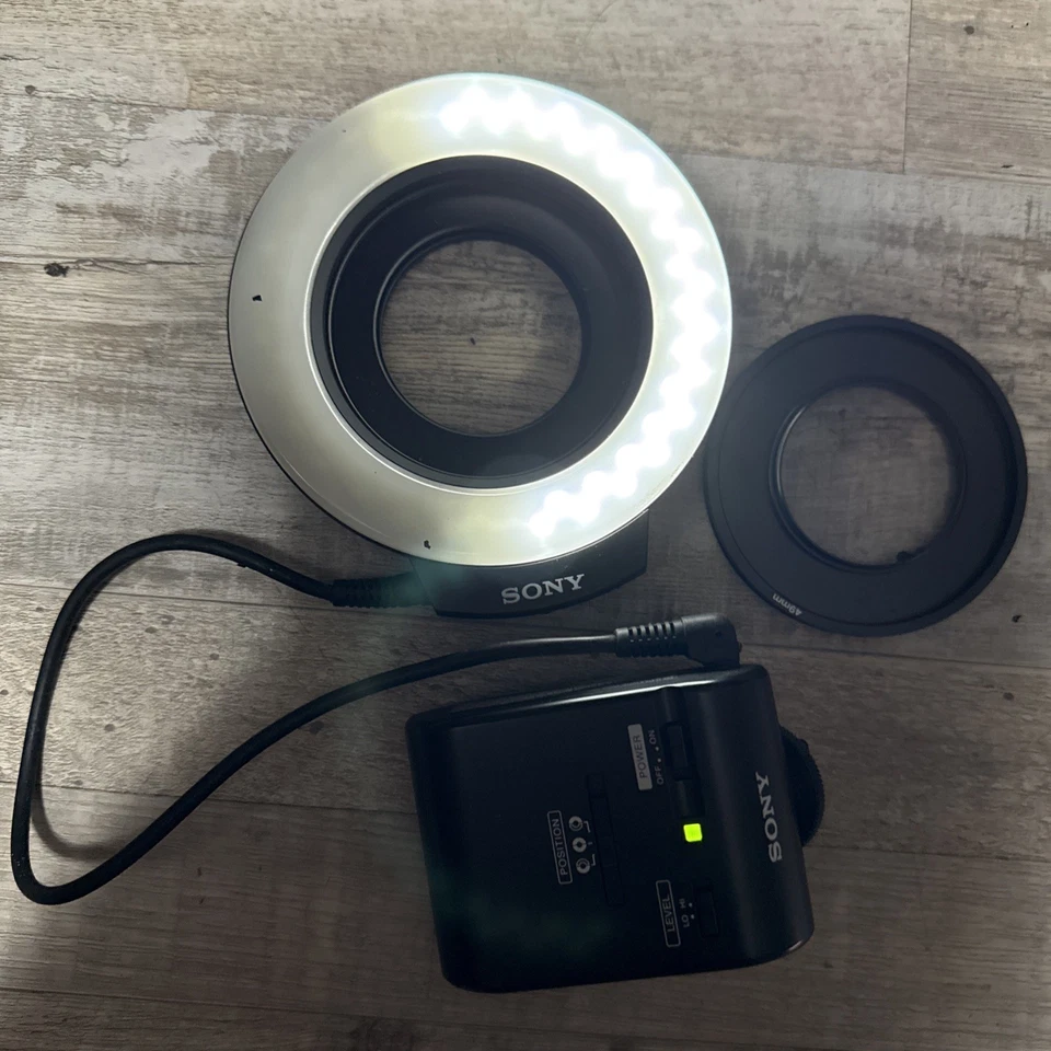 Genuine Sony HVL-RLAM Ring Light LED Works Used Like 2 Times - Image 2 of 4