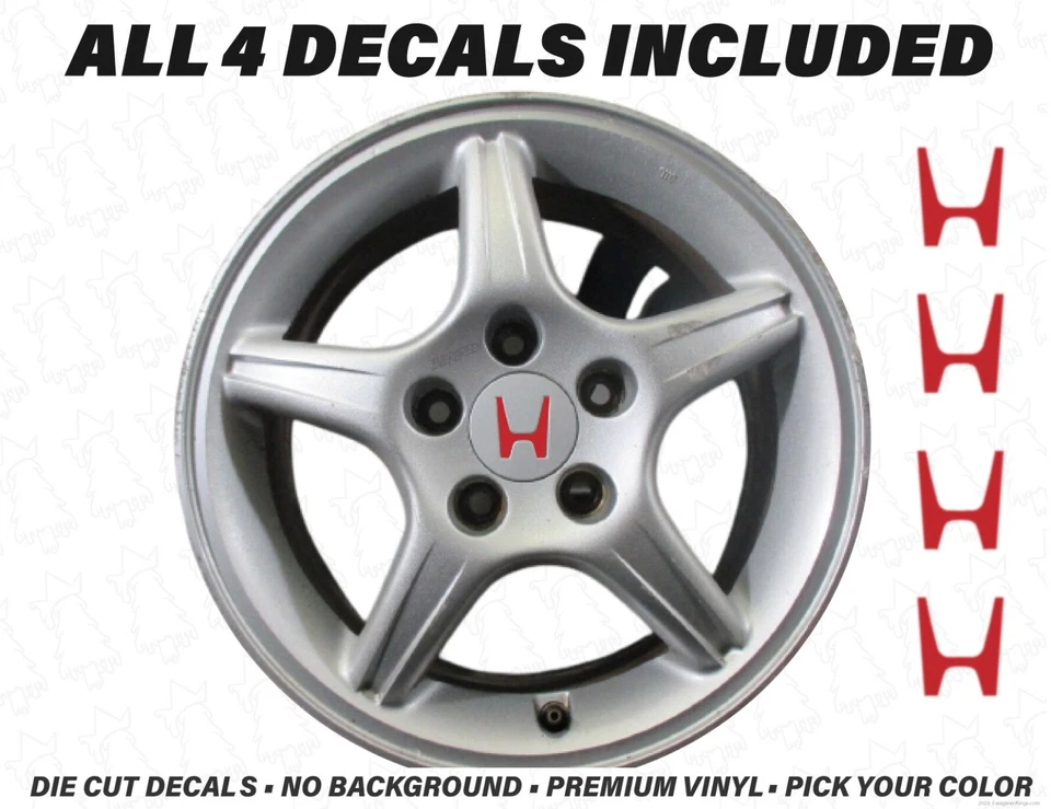 Центральный колпак обод колеса наклейки вставки для 97-01 Prelude тип SH 5-го поколения H22 оригинальный обод - Изображение 3 из 4