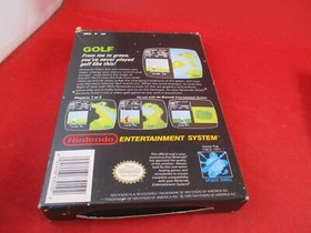 Golf (Nintendo NES) COMPLETE w/ Black Box manual game WORKS!