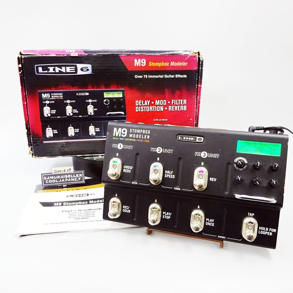 Line6 M9 Stomp box Modeler Multi-Effects Guitar Effect Pedal Line6 M9 Stomp box Modeler Multi-Effects Guitar Effect Pedal