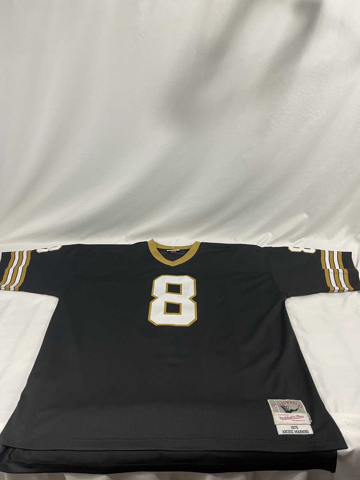 Archie Manning Autographed Signed New Orleans Saints (Black Jersey