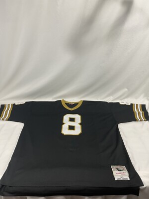 Archie Manning #8 New Orleans Saints Mitchell Ness Black Jersey