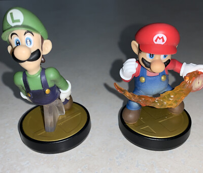 Fireball Mario & Luigi Amiibo - Nintendo Super Smash Bros. Series