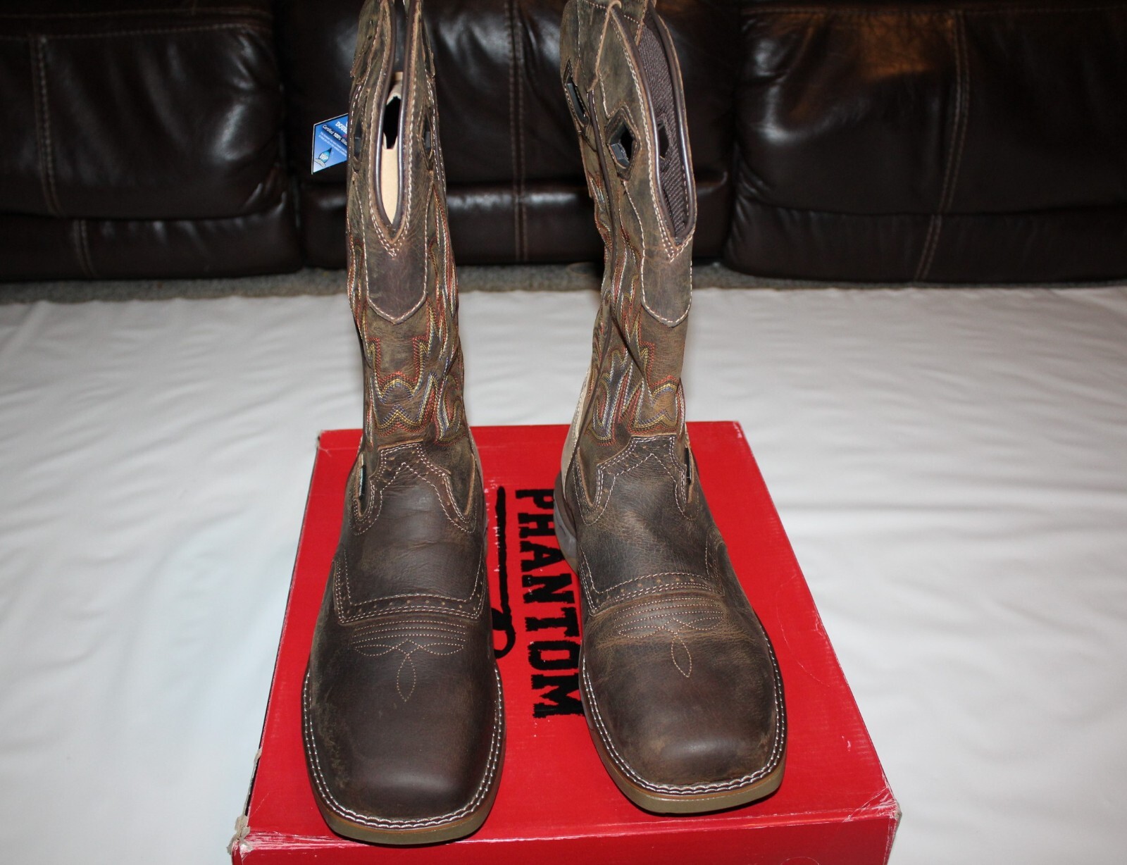 DOUBLEH Phantom Rider MALIGN DH5378 Mens Waterproof Roper Boots NEW