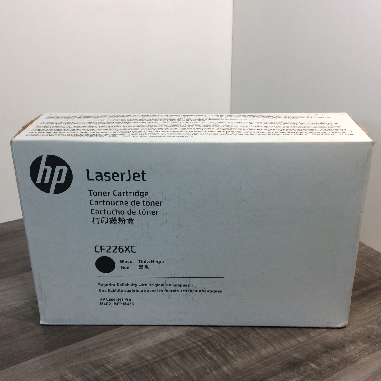 HP CF226XC CF226X 26X High Yield Black Toner Cartridge Genuine OEM ...