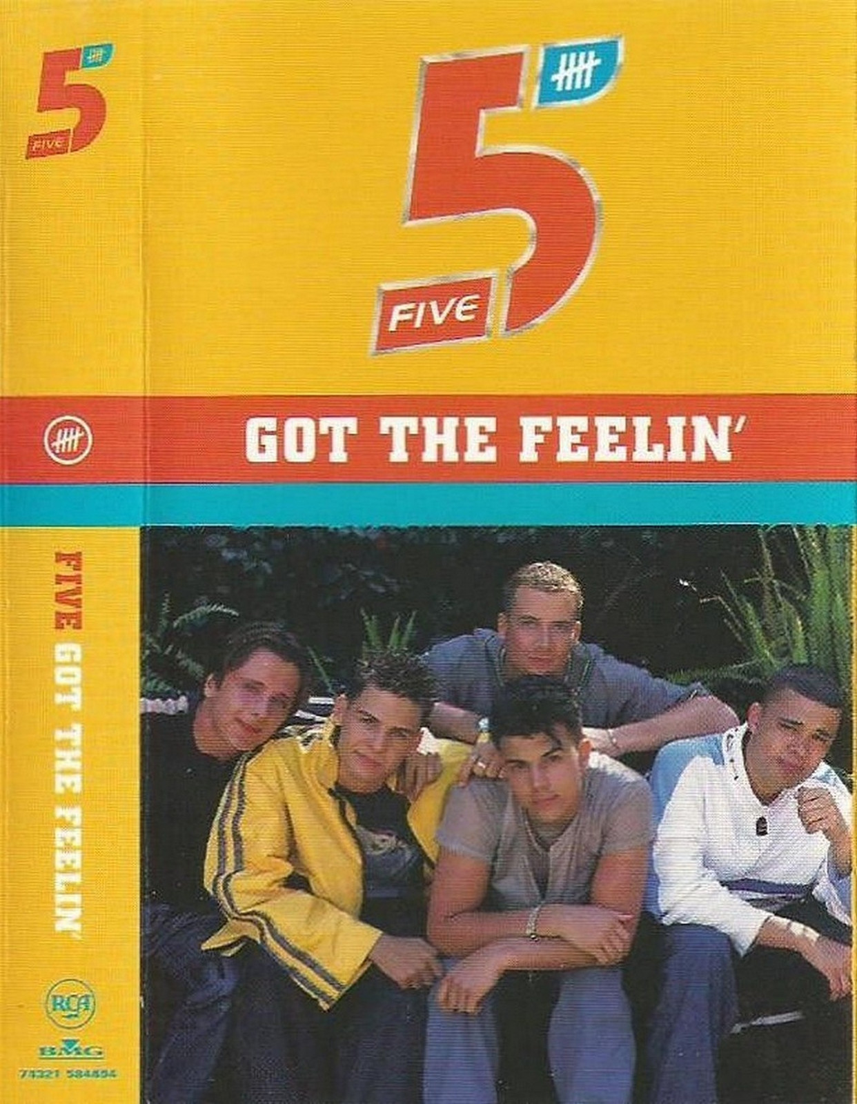 Five ‎Got The Feelin CASSETTE SINGLE 2 TRACK edit & extended RnB/Swing House Rap