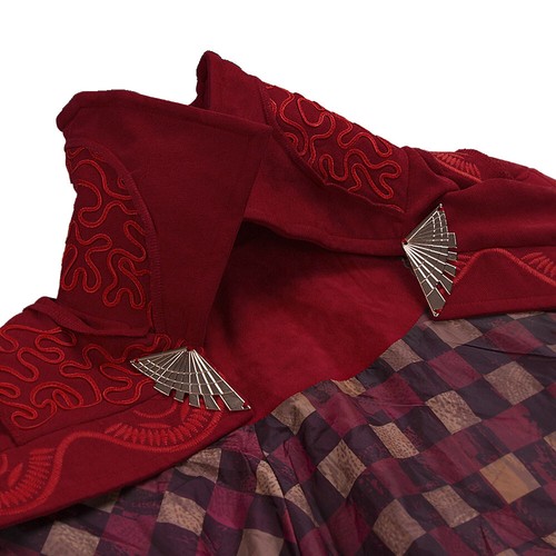 Cosplay Doctor Strange Red Cloak Dr Strange Robe Cape Superhero Costumes Props - Picture 10 of 10