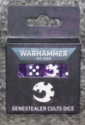 Games Workshop Warhammer 40k Genestealer Cults Würfel Set 2024 Neu in OVP New