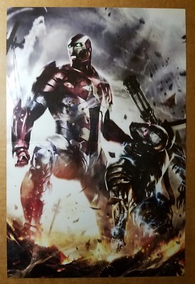 Iron Man American Flag Patriot Marvel Comics Poster by Adi Granov
