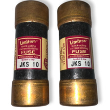 Bussmann JKS-10 Limitron Quick-Acting Fuse Class J 600V 10Amp 2qty 
