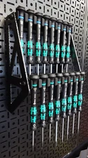 Omni wall mount Screwdriver tool Organizer holder Display Wera kraftform Micro