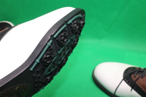 Cutter & Buck weiß braun schwarz Leder Golfschuhe US 8 - Bild 8 von 9