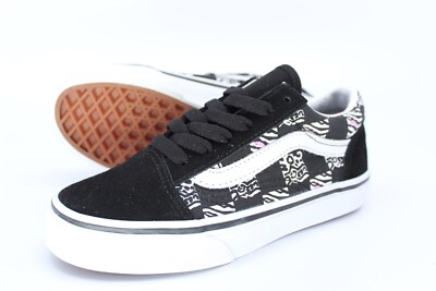 VANS KIDS SHOES OLD SKOOL SNEAKER KS 13 EUR 30,5 ZEBRA DAZE BLACK