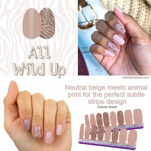 COLOR STREET REAL NAIL POLISH STRIPS ALL WILD UP** Creme | eBay