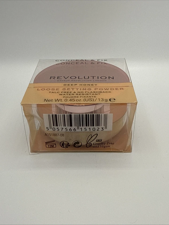 Revolution Loose Setting Powder Shade Deep Honey - Image 3 of 3