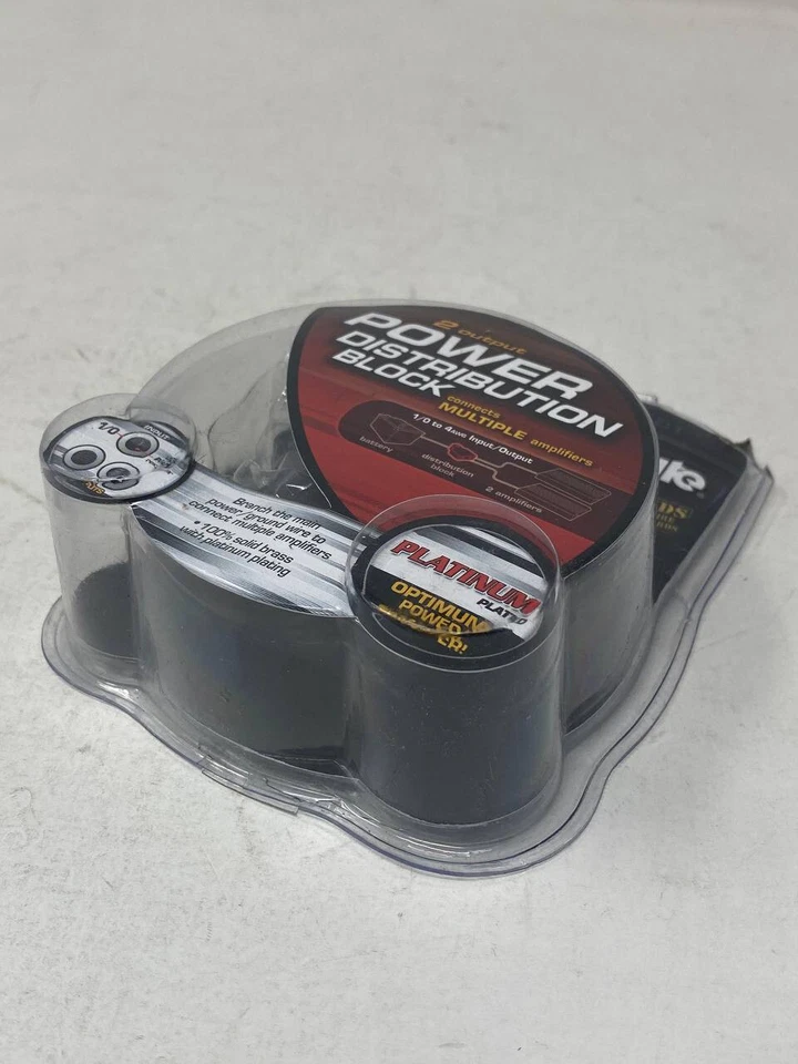 Rockford Fosgate RFD1 Distribution Block w/ One 1/0 AWG Input & Two 1/0 AWG New - Image 2 of 3