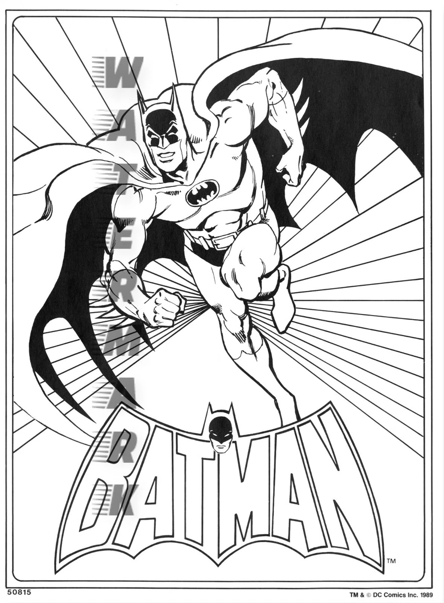 Batman Coloring Page