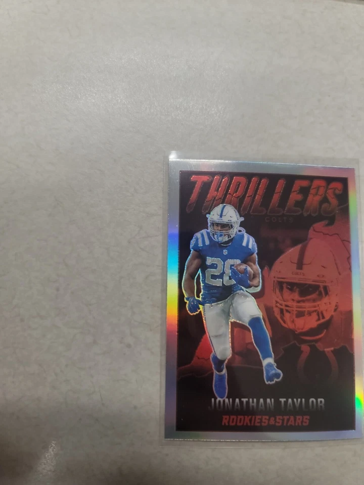 JONATHAN TAYLOR THRILLERS NO. TH-12. PRIZM. 2022 ROOKIES AND STARS. COLTS - Image 3 of 4