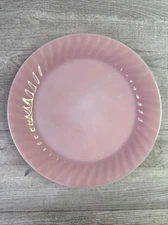 Vintage 1950s Fire King Pink Oven Ware 11" Serving Plate