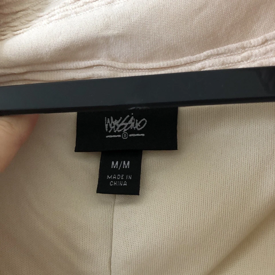 Massimo Women’s blazer size medium cropped open front vanilla cream color - Image 2 of 4