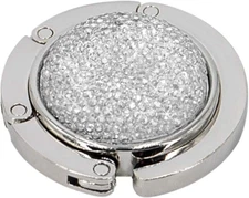 Foldable Purse Hook Floding Handbag Hanger Bling Rhinestone Bag Holde...