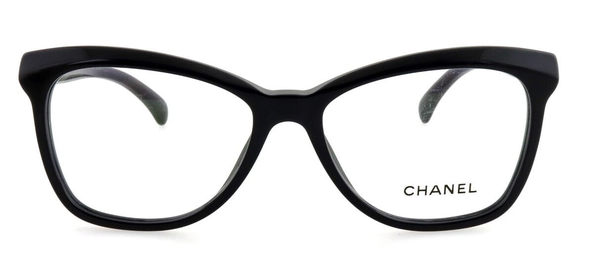 New CHANEL CH 3353 1426 54mm Dark Navy Gray Black Eyeglasses New CHANEL CH 3353 1426 54mm Dark Navy Gray Black Eyeglasses