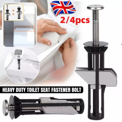 Heavy Duty Toilet Seat Fastener Bolt Kit – 304 Stainless Steel, Universal Fit, Easy Install, 1 Set