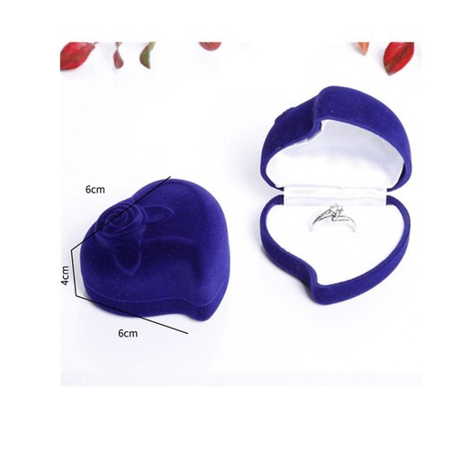 Scatola Portagioie Organizer Cuore Plastica Collana Impilabile Piccola Multicolore Regalo - Foto 5 di 33