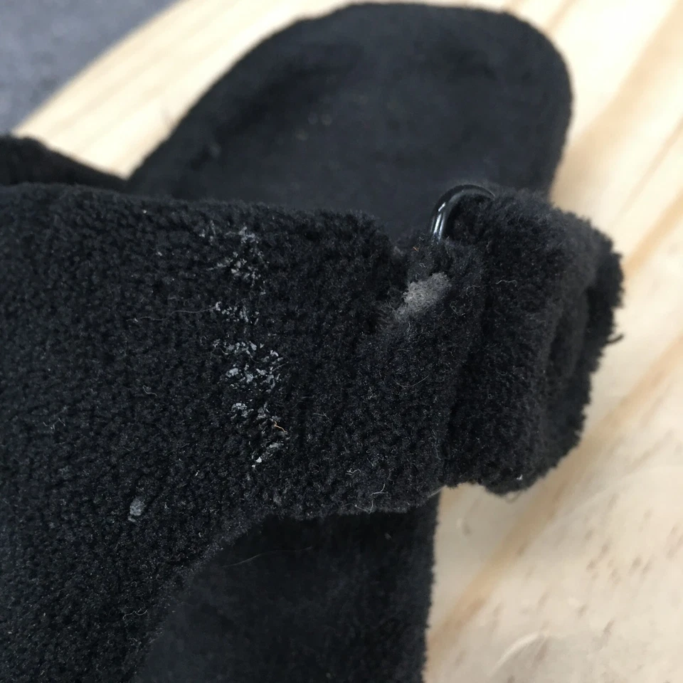 Sandalias Vionic para mujer 6 Forever informales cómodas sin cordones tanga cuña tela negra Foto 4 de 4