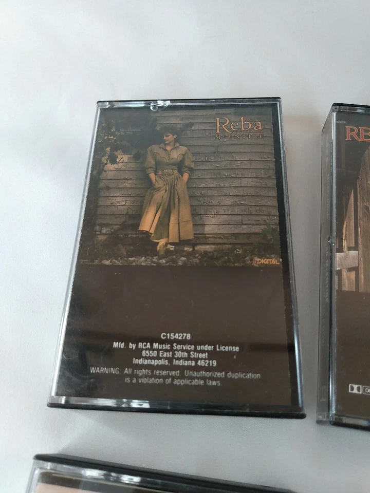 Lot of 6 Cassette Tapes Country Legend REBA McEntire Early Releases Foto 2 de 4