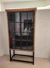 Vetrina design vintage industriale shabby chic etnico loft ferro legno