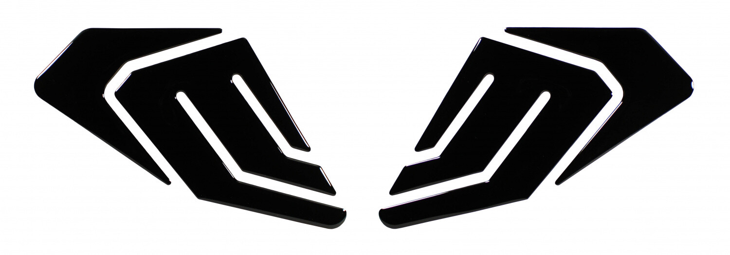 Kneepad Protector Compatible with Yamaha MT-09 Plain Black - 2022 Onwards