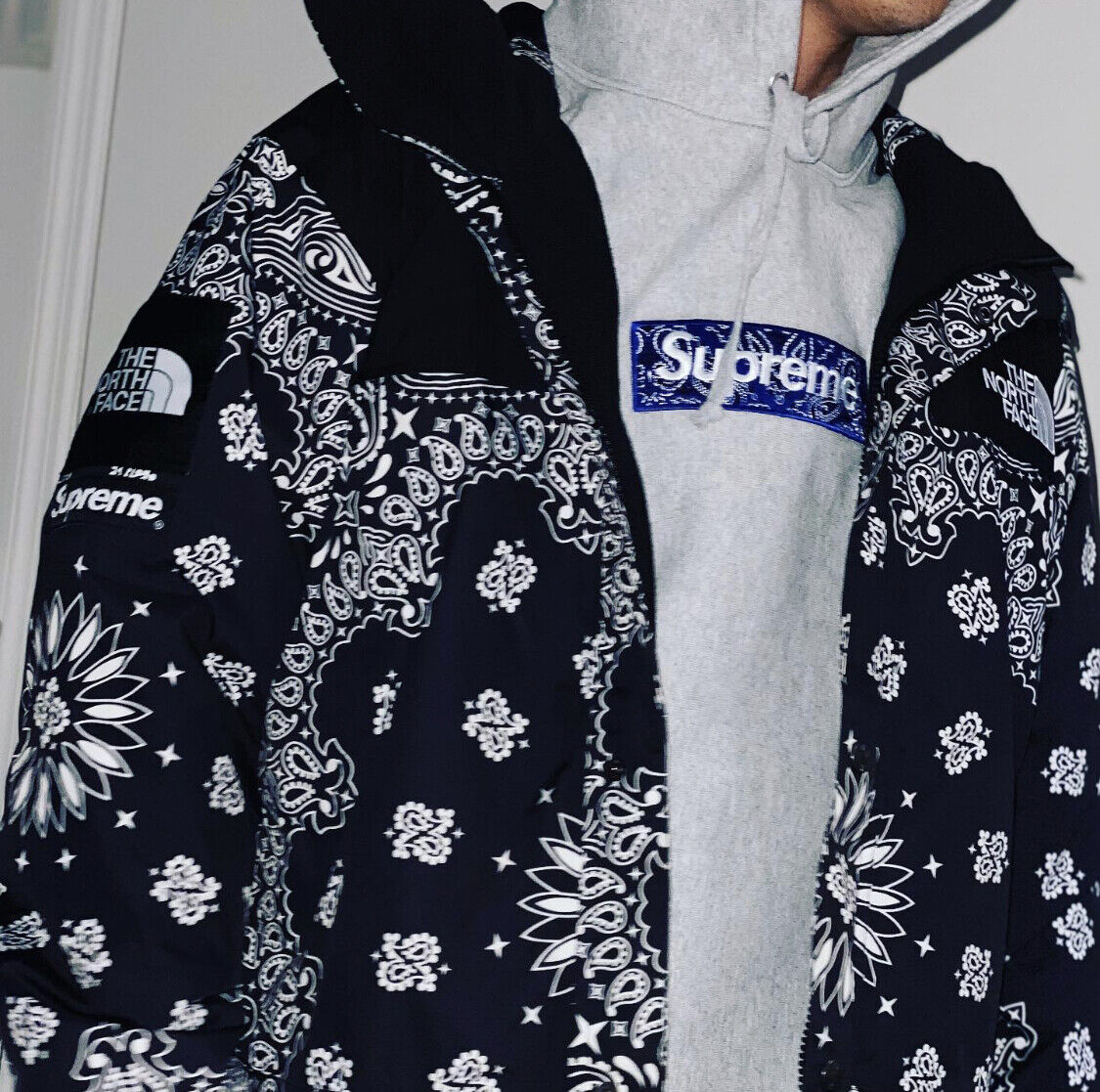 Supreme x The North Face Bandana Mountain Parka “FW14 Paisley