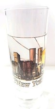 NEW YORK SKYLINE LOGO SHOT GLASS LADY LIBERTY AND MORE GREAT FOR ANY COLLECTION
