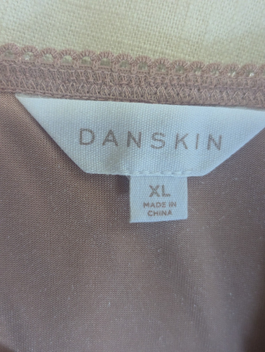 Danskin Womens Y2K Lace Trim Velvet Cami Top Size XL Pink Coquette Dainty - Picture 8 of 9
