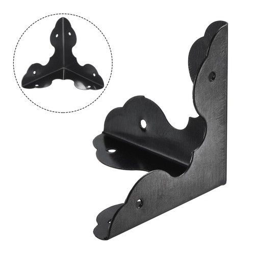 12 Stück Metallbox Eckenschutz Kantenschutz 33x33x33mm Schwarz - Bild 4 von 5