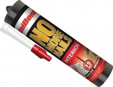 UNIBOND NO MORE NAILS CARTRIDGE INTERIOR INSTANT GRAB ADHESIVE GLUE DIY 300ml 